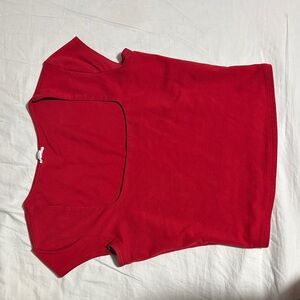 Garage Red Crop Top